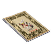 アリス – 白うさぎ – The Herald 1865 ノートブック (右側)