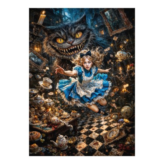 アリス：穴の中へ フォトプリント            (正面)