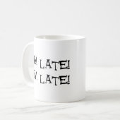アリス 遅刻 コーヒーマグカップ (正面左)