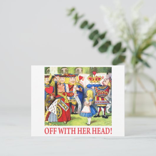 アリス、頭をちょん切れ！ ポストカード (スタンド正面)