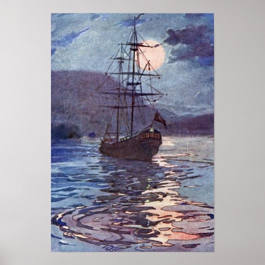 アリス・B・ウッドワードによる海賊旗 ポスター (正面)