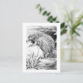 アリス・B・ウッドワード: エダフォサウルス・アートのポストカード ポストカード (スタンド正面)