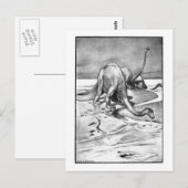 アリスB.ウッドワード：板間絵はがき ポストカード (正面/裏面)