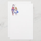 アリスinワンダーランドカスタム紙シート 便箋 (正面/裏面)