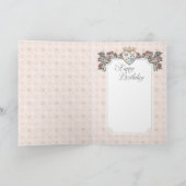 アリスinワンダーランドクナビーのハートハッピーバースデー カード (内部)