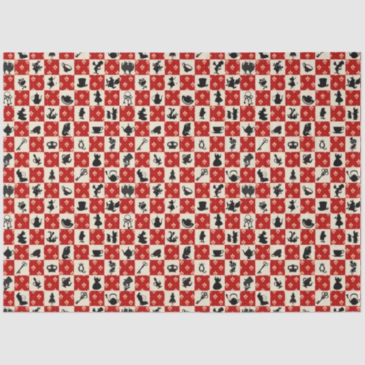 アリスinワンダーランドシリーズデザイン12 薄葉紙 (正面)