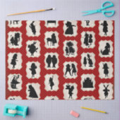 アリスinワンダーランドシリーズデザイン2 薄葉紙 (クラフト)