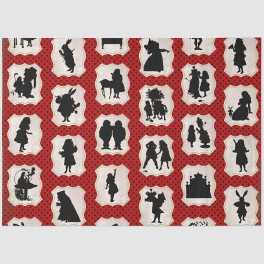 アリスinワンダーランドシリーズデザイン2 薄葉紙 (正面)