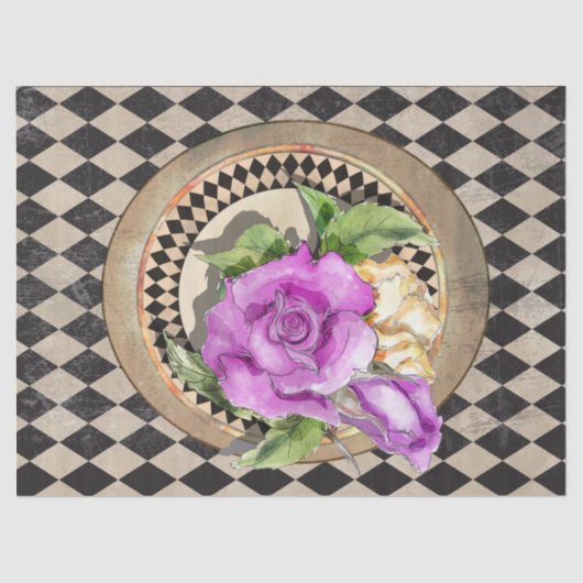 アリスinワンダーランドバラ 薄葉紙 (正面)