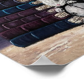 アリスinワンダーランドブックスカラフルファインアート ポスター (角)