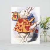 アリスinワンダーランドホワイトラビットスクラップブック紙 (スタンド正面)