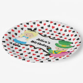 アリスinワンダーランド不機嫌ハッター誕生日パーティー ペーパープレート (アングル)