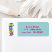 アリスinワンダーランド差出人住所ラベル ラベル (インサイチュ)