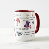 アリスinワンダーランド引用文 マグカップ (正面右)