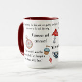 アリスinワンダーランド引用文 マグカップ (正面左)