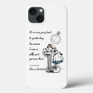 アリスinワンダーランド引用文 iPhone 13ケース