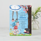 アリスinワンダーランド招待状 招待状 (スタンド正面)