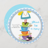 アリスinワンダーランド招待状 招待状 (正面/裏面)