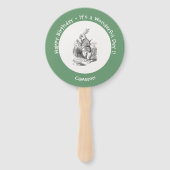 アリスinワンダーランド白うさぎ誕生会 ハンドファン (正面)