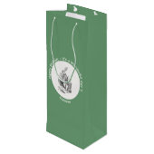 アリスinワンダーランド白うさぎ誕生会 ワインギフトバッグ (裏面アングル)