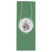 アリスinワンダーランド白うさぎ誕生会 ワインギフトバッグ (正面)