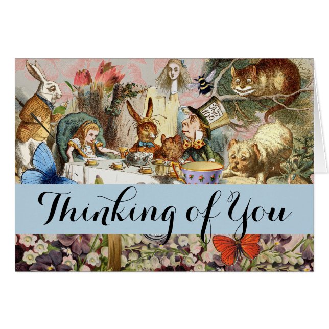 アリスinワンダーランド茶パーティーアート (正面横)