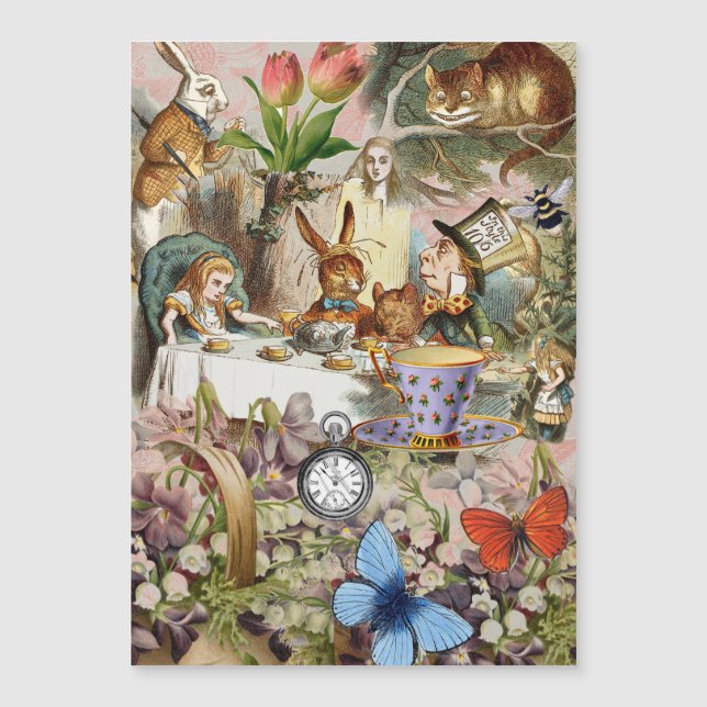 アリスinワンダーランド茶パーティーアート (正面)