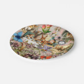 アリスinワンダーランド茶パーティーアート ペーパープレート (アングル)