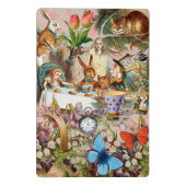 アリスinワンダーランド茶パーティーアート ミニクリップボード (裏面)