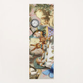 アリスinワンダーランド茶パーティーアート ヨガマット (正面)