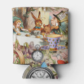 アリスinワンダーランド茶パーティーアート 缶クーラー (裏面)