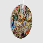 アリスinワンダーランド茶パーティーキャラクター オーナメント (正面)