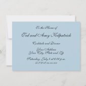 アリスinワンダーランド茶パーティーキャラクター 招待状 (裏面)