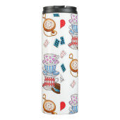 アリスinワンダーランド茶パーティーテーマ柄 タンブラー (裏面)