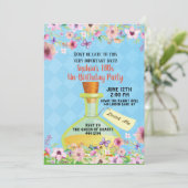 アリスinワンダーランド誕生日パーティー招待状 招待状 (スタンド正面)