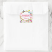 アリスinワンダーランド誕生日パーティー スクエアシール (バッグ)