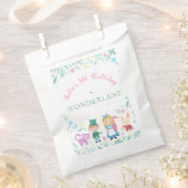 アリスinワンダーランド誕生日パーティー フェイバーバッグ (クリップ留めされた状態)