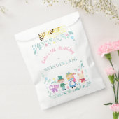 アリスinワンダーランド誕生日パーティー フェイバーバッグ (封をした状態)