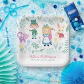 アリスinワンダーランド誕生日パーティー ペーパープレート (パーティー)