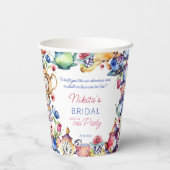 アリスin wonderlandブライダルシャワーティーパーティー 紙コップ (裏面)