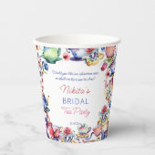 アリスin wonderlandブライダルシャワーティーパーティー 紙コップ (正面)