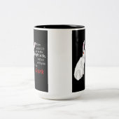 アリスin wonderland引用文マグカップ ツートーンマグカップ (中央)