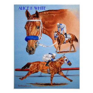 アリスKホワイト フォトプリント           