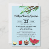 アリズフー運ドファミリー遠くに懇親会 招待状 (正面)