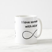 「アリズムで愛してる」マグカップ コーヒーマグカップ (正面右)