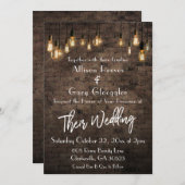 アリソンとゲイリーカスタム招待状 招待状 (正面/裏面)