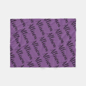 アリソンの一流の孤児の黒いキャラクター フリースブランケット (正面(横))