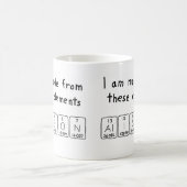 アリソンの周期表の名前のマグ コーヒーマグカップ (中央)