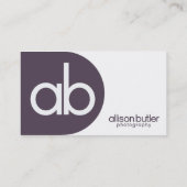 アリソンの執事の写真撮影 名刺 (裏面)