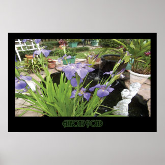 "アリソンの池" -プリント（影なし） ポスター